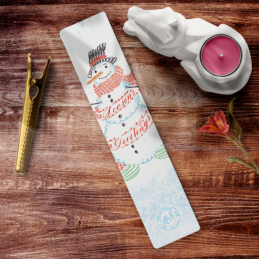 Snowman bookmark