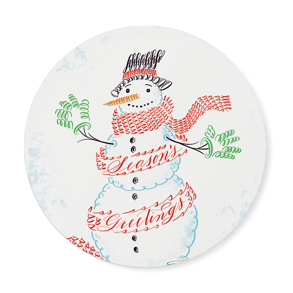 Snowman sticker