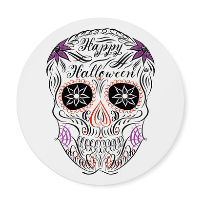 Thumbnail isolated sticker image: Sugar Skull, calligraphic drawing