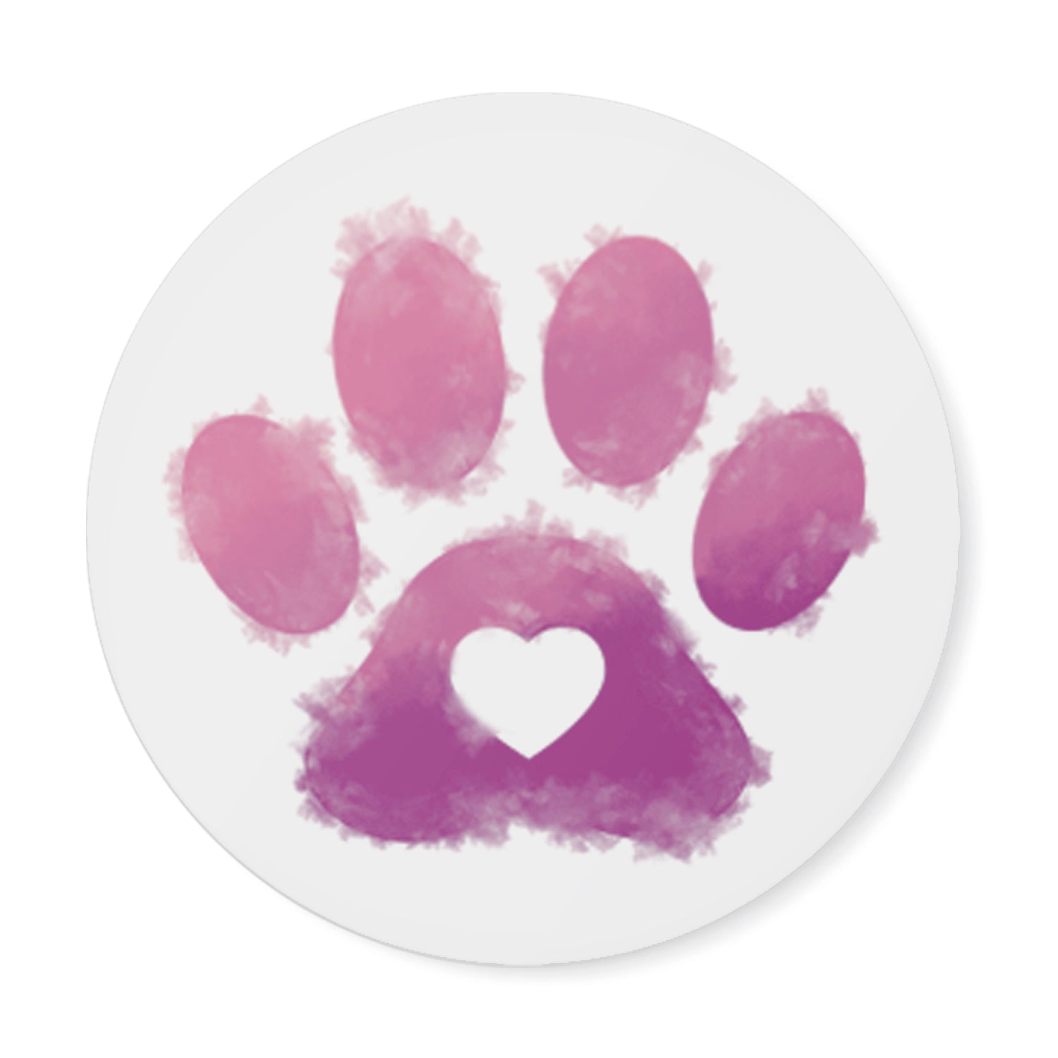 Thumbnail image: watercolour valentines anniversary animal vinyl sticker